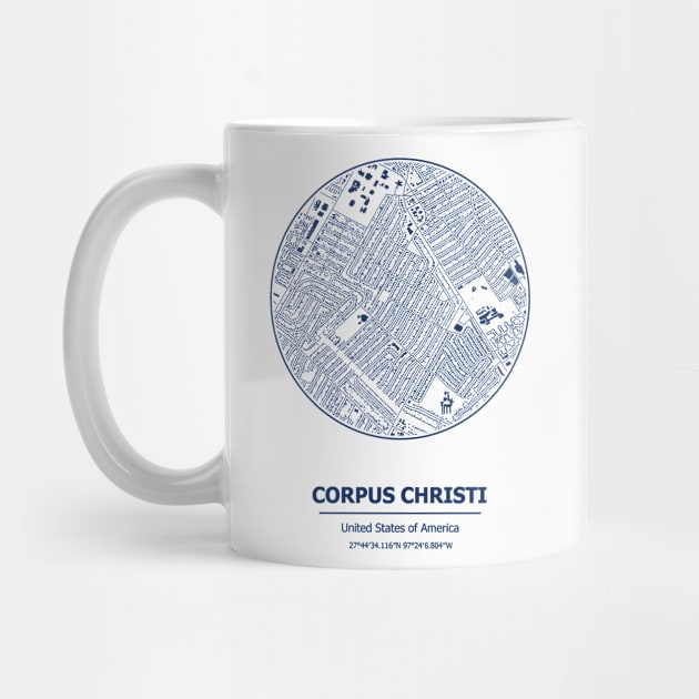 Corpus Christi city map coordinates by SerenityByAlex